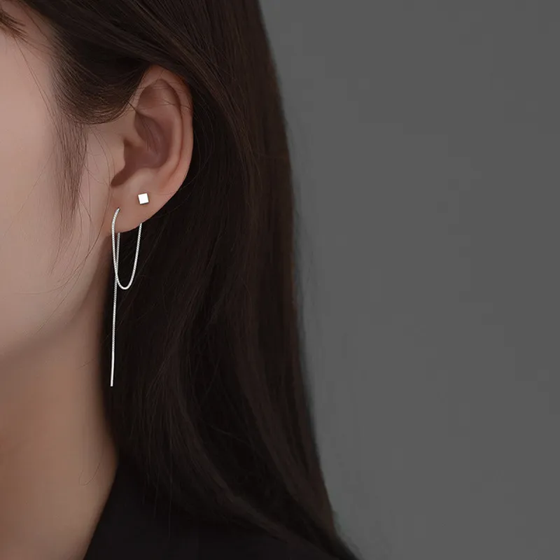 QUIET LOVE Alloy Drop Earrings Women's-3
