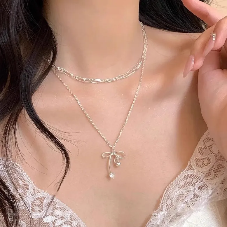 QUIET LOVE Alloy Necklaces Women's-1