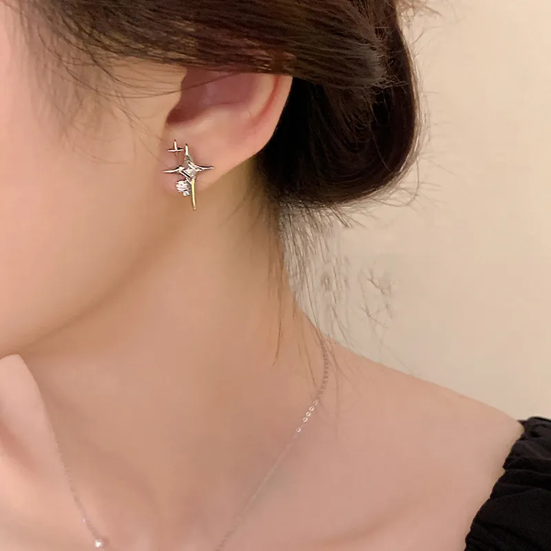 QUIET LOVE Alloy Stud Earrings Women's-2