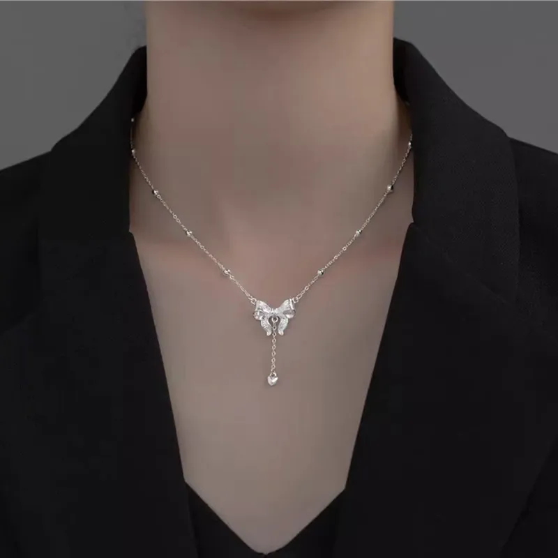 QUIET LOVE S990 Silver Necklaces Women's-1