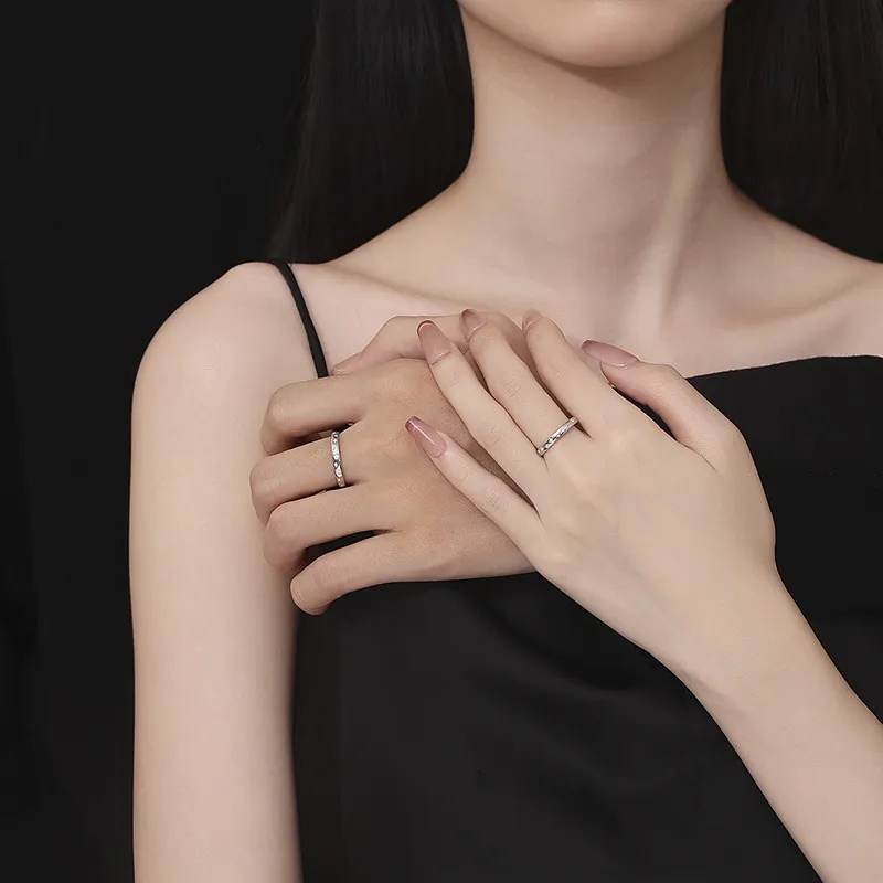 QUIET LOVE S999 Fine Silver Rings Unisex-5
