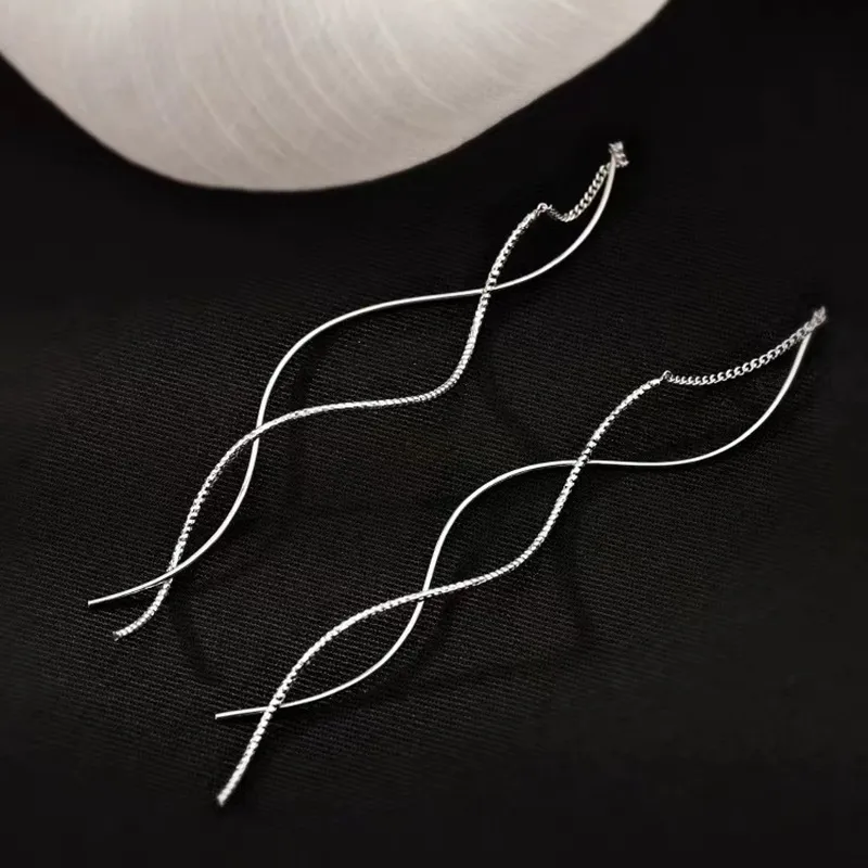 QUIET LOVE Alloy Drop Earrings Women's-5