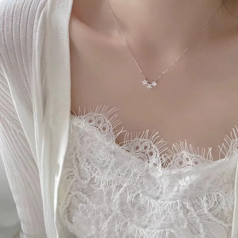 QUIET LOVE Sterling Silver Necklaces Women's-2