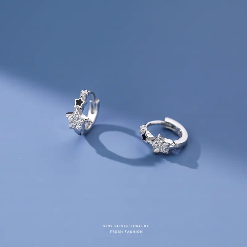 QUIET LOVE Sterling Silver Earrings Women's-4
