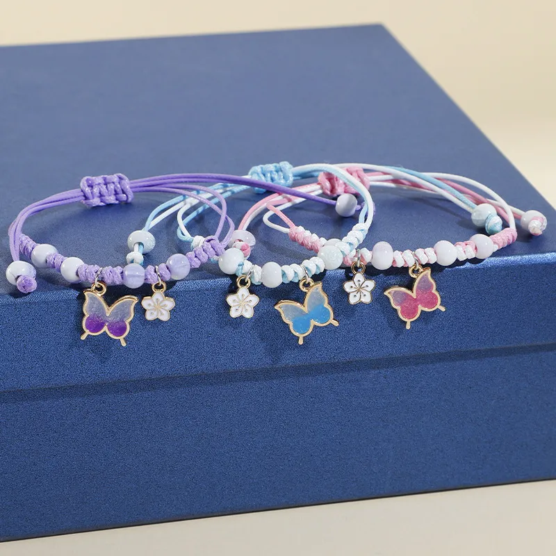 QUIET LOVE Alloy Rope Bracelets Women's-5