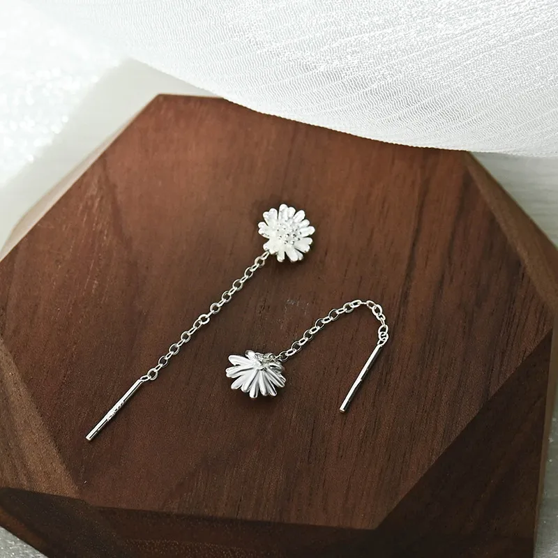 QUIET LOVE Sterling Silver Stud Earrings Women's-4