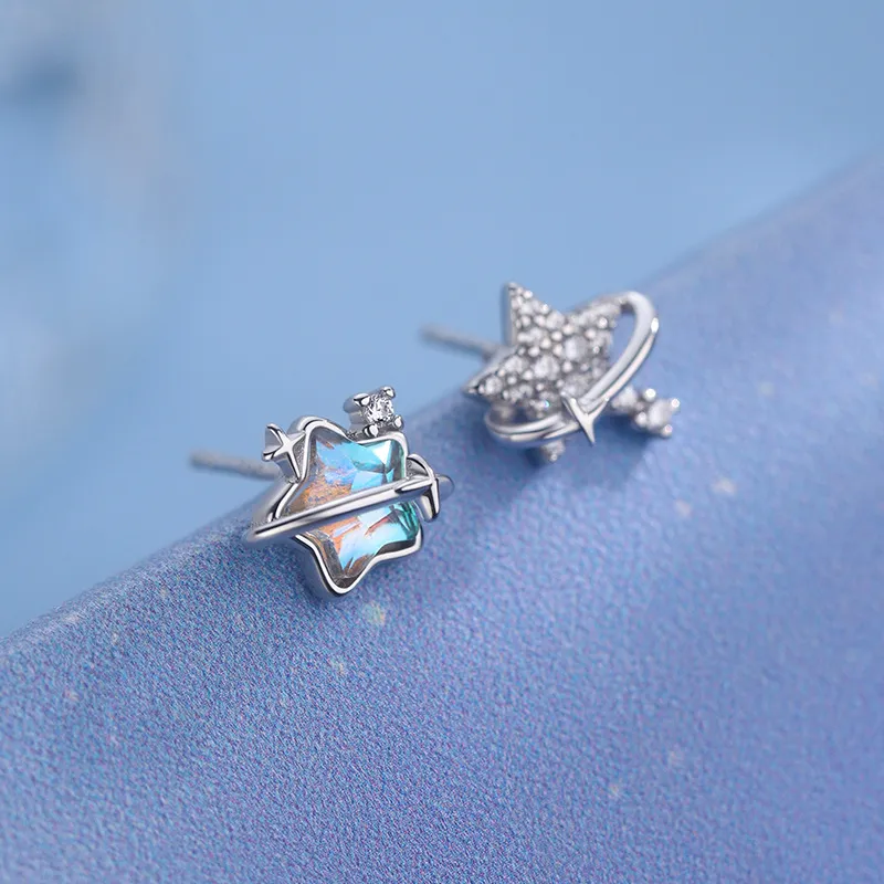 QUIET LOVE S925 Silver Stud Earrings Women's-3