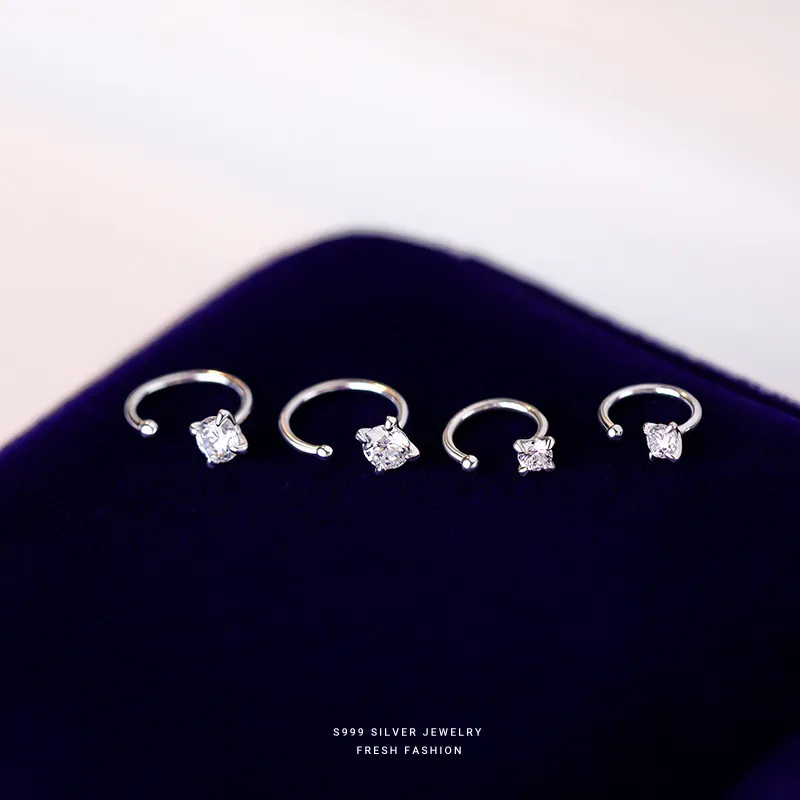 QUIET LOVE Sterling Silver Earrings Women's-9