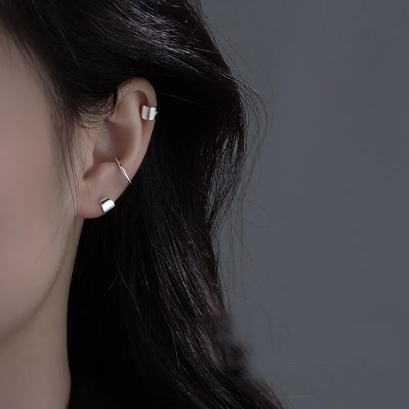 QUIET LOVE S925 Silver Stud Earrings Women's-2