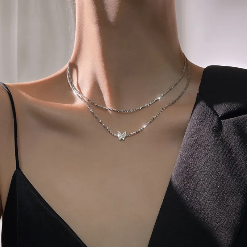 QUIET LOVE Alloy Necklaces Women's-2