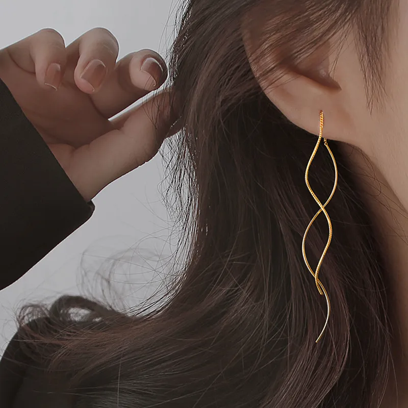QUIET LOVE Alloy Drop Earrings Women's-2