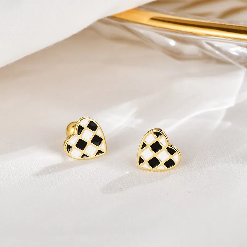 QUIET LOVE S925 Silver Stud Earrings Women's-6
