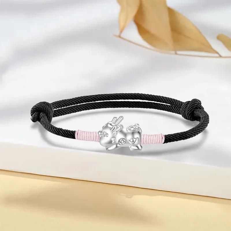 QUIET LOVE Alloy Rope Bracelets Unisex-2
