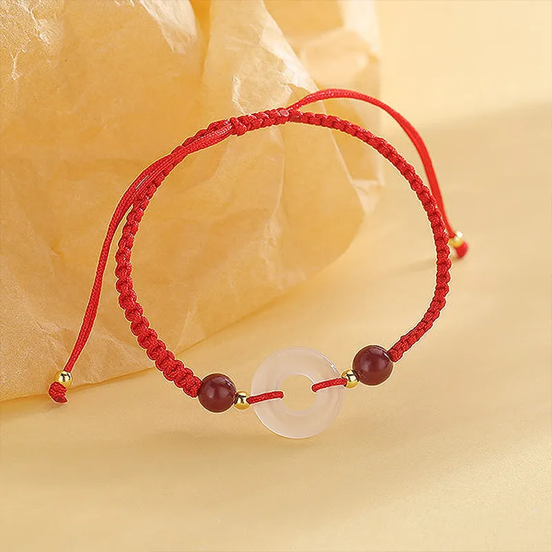 QUIET LOVE Chalcedony Jade Bracelets Unisex-9