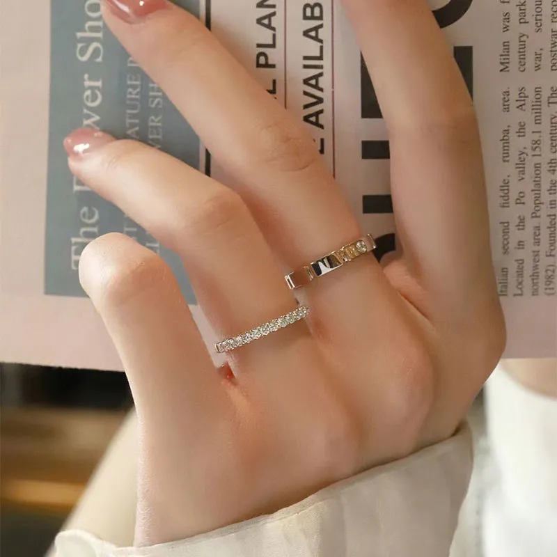 QUIET LOVE Rings Unisex-3