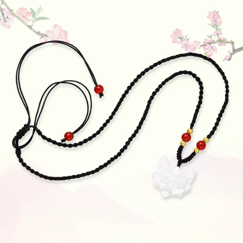 QUIET LOVE Natural Chalcedony Pendants Unisex-2