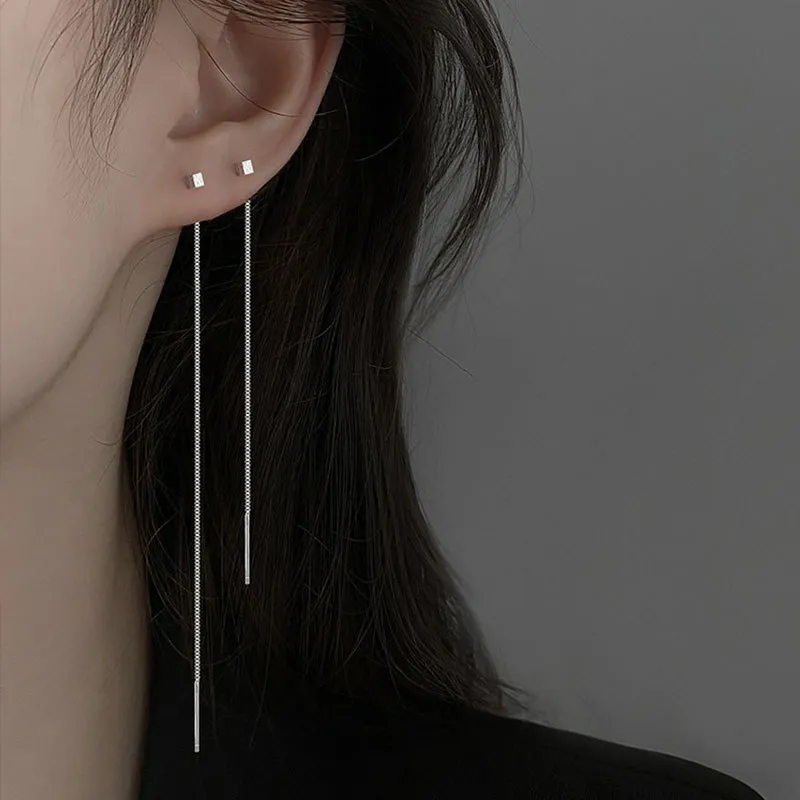 QUIET LOVE Alloy Drop Earrings Women's-5
