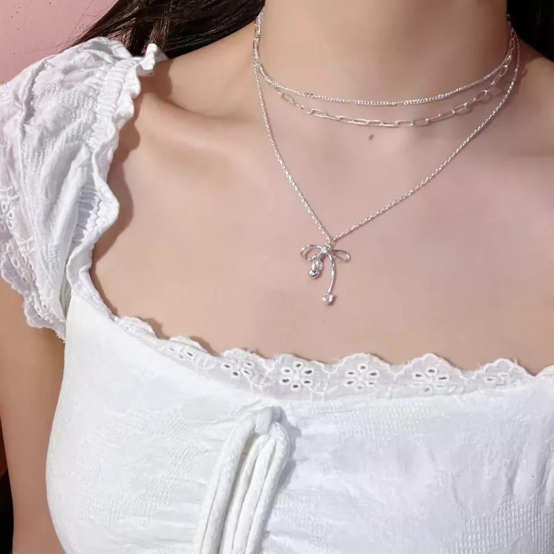 QUIET LOVE Alloy Necklaces Women's-3