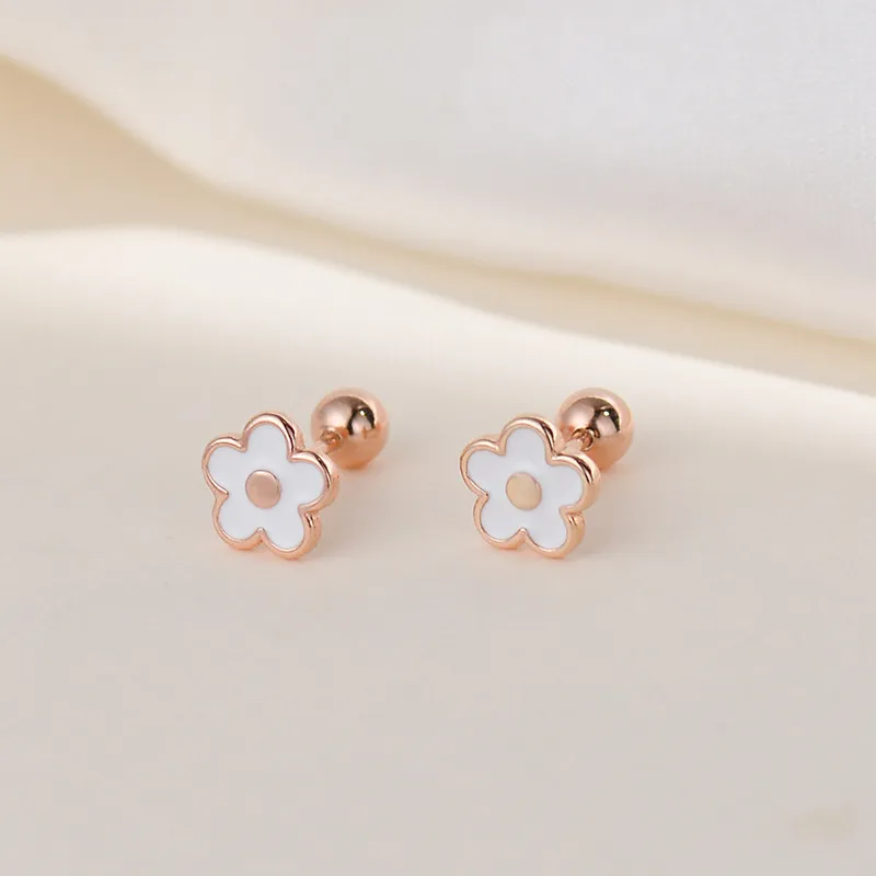 QUIET LOVE S925 Silver Stud Earrings Women's-4