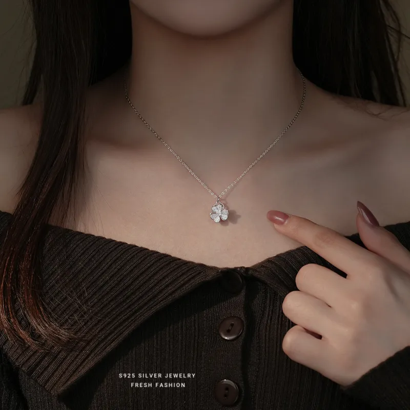 QUIET LOVE S925 Silver Necklaces Women's-1