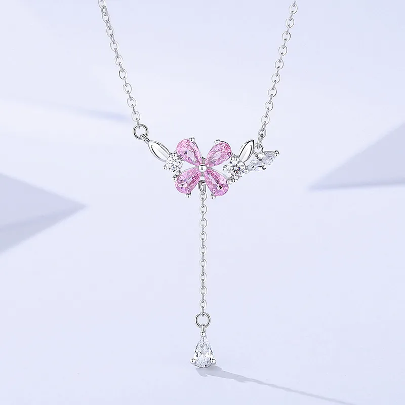 QUIET LOVE S925 Silver Necklaces Women's-3