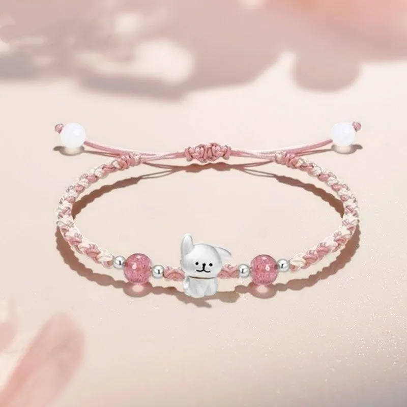 QUIET LOVE Alloy Rope Bracelets Unisex-3