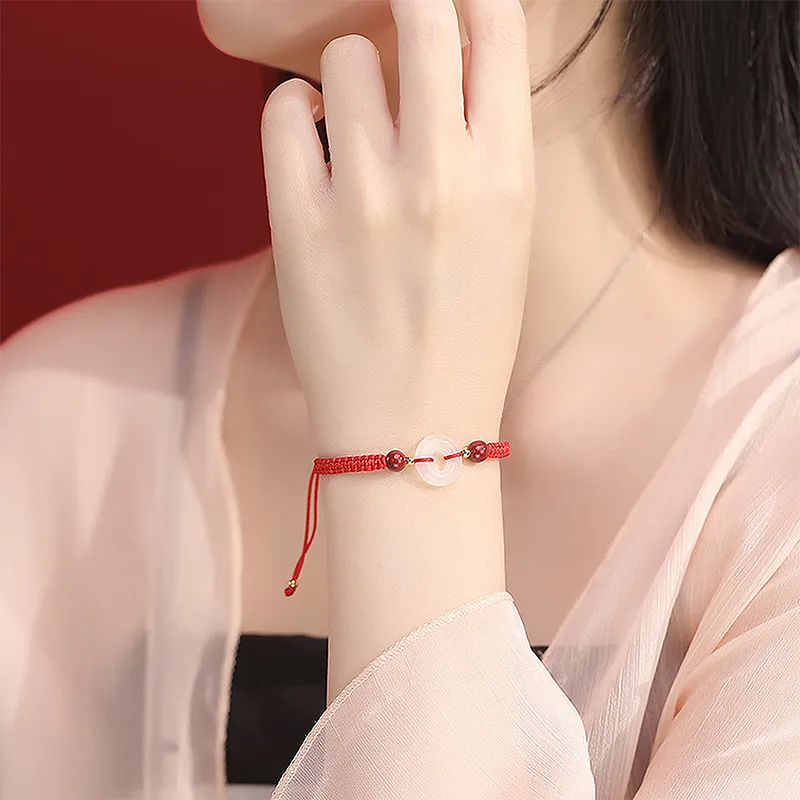 QUIET LOVE Chalcedony Jade Bracelets Unisex-10