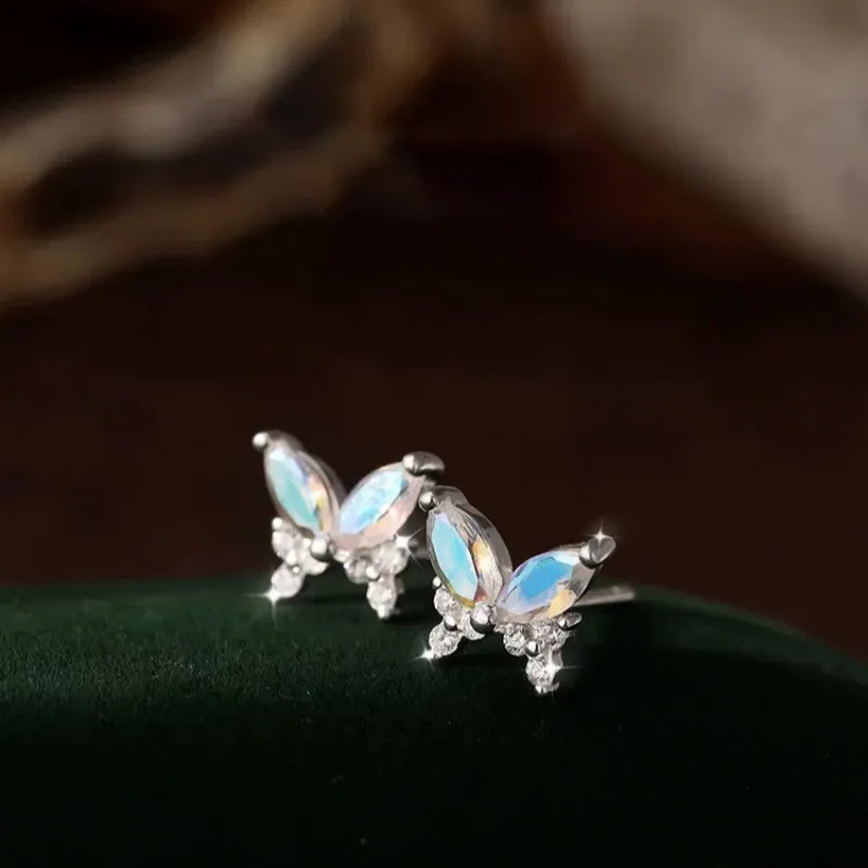 QUIET LOVE S925 Silver Stud Earrings Women's-4