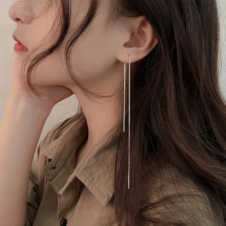 QUIET LOVE Alloy Drop Earrings Women's-5