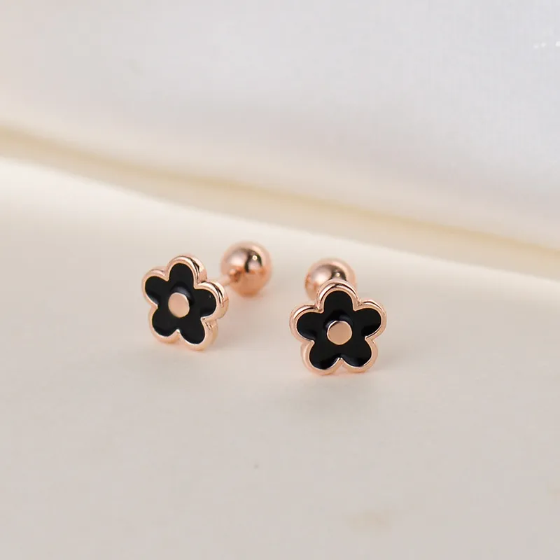 QUIET LOVE S925 Silver Stud Earrings Women's-1