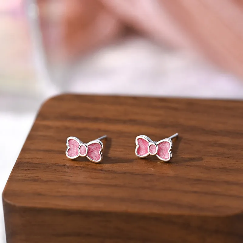 QUIET LOVE Sterling Silver Stud Earrings Women's-2