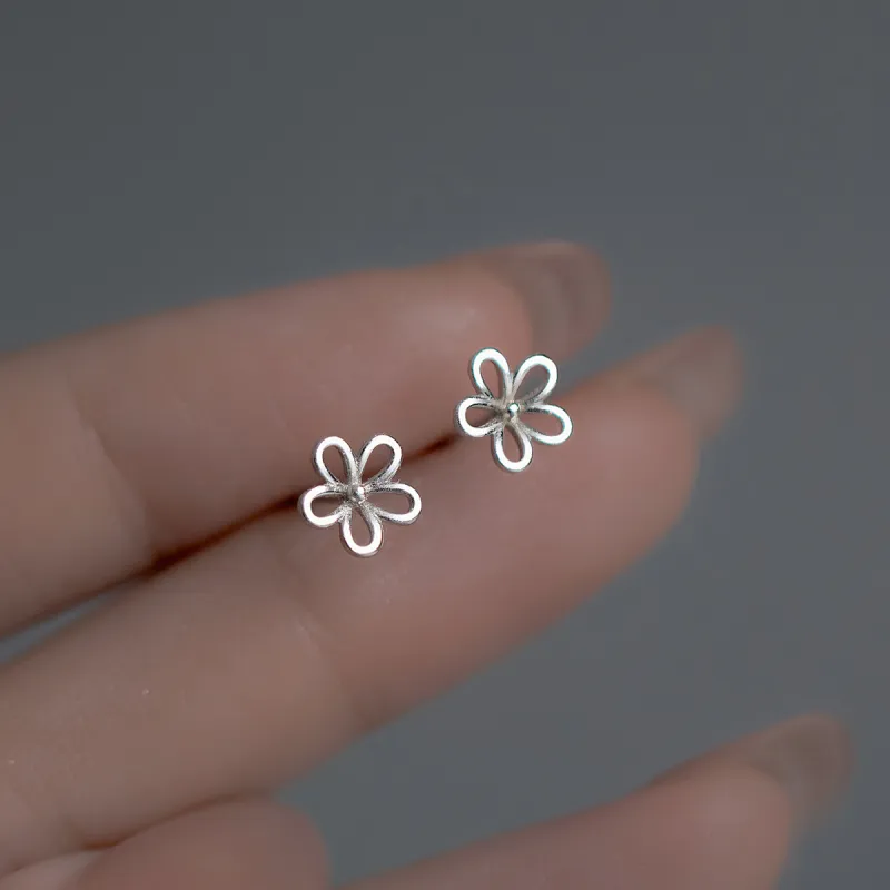 QUIET LOVE S925 Silver Stud Earrings Women's-4