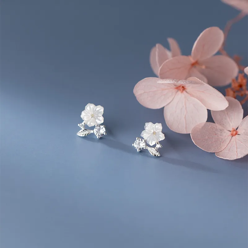 QUIET LOVE S925 Silver Stud Earrings Women's-4