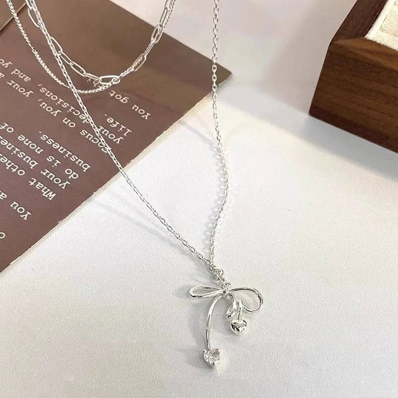QUIET LOVE Alloy Necklaces Women's-4