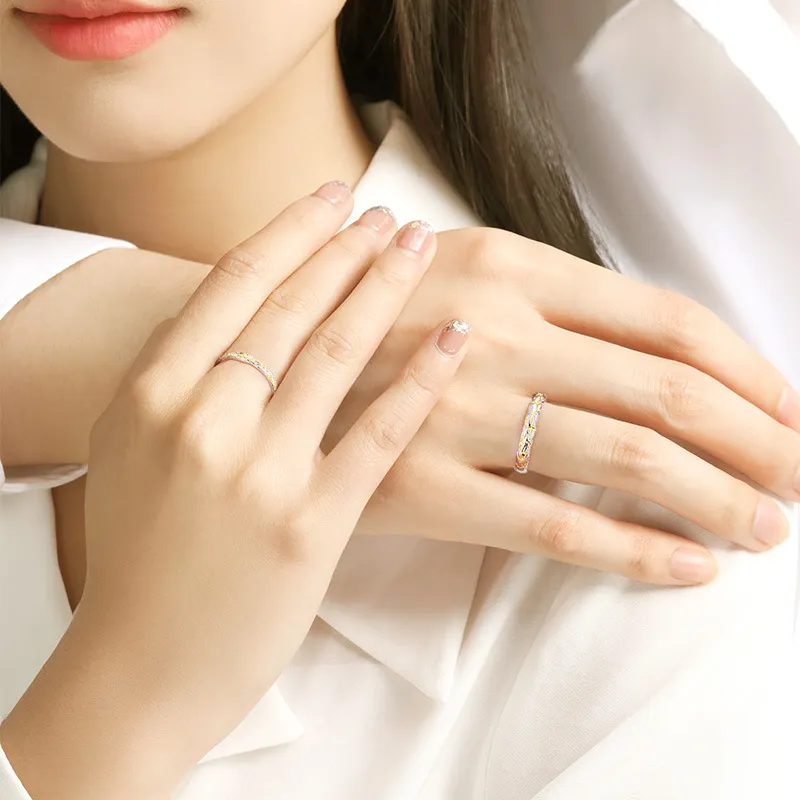 QUIET LOVE Sterling Silver Rings Unisex-1