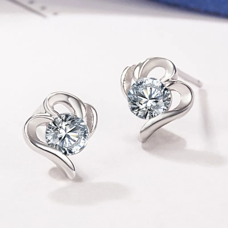 QUIET LOVE Alloy Stud Earrings Women's-3