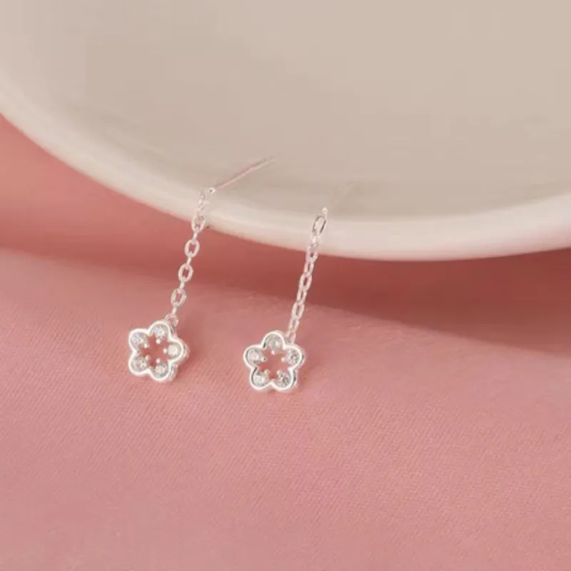 QUIET LOVE Sterling Silver Stud Earrings Women's-2