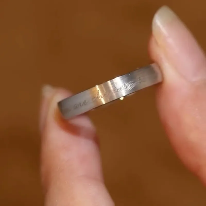 QUIET LOVE Rings Unisex-5