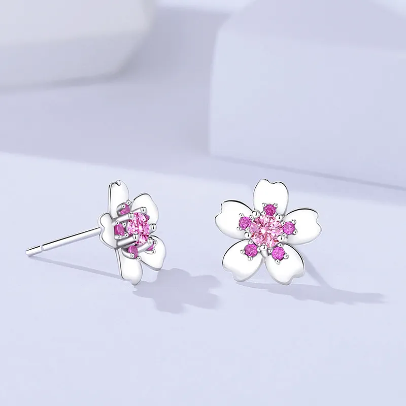 QUIET LOVE S999 Fine Silver Stud Earrings Women's-4