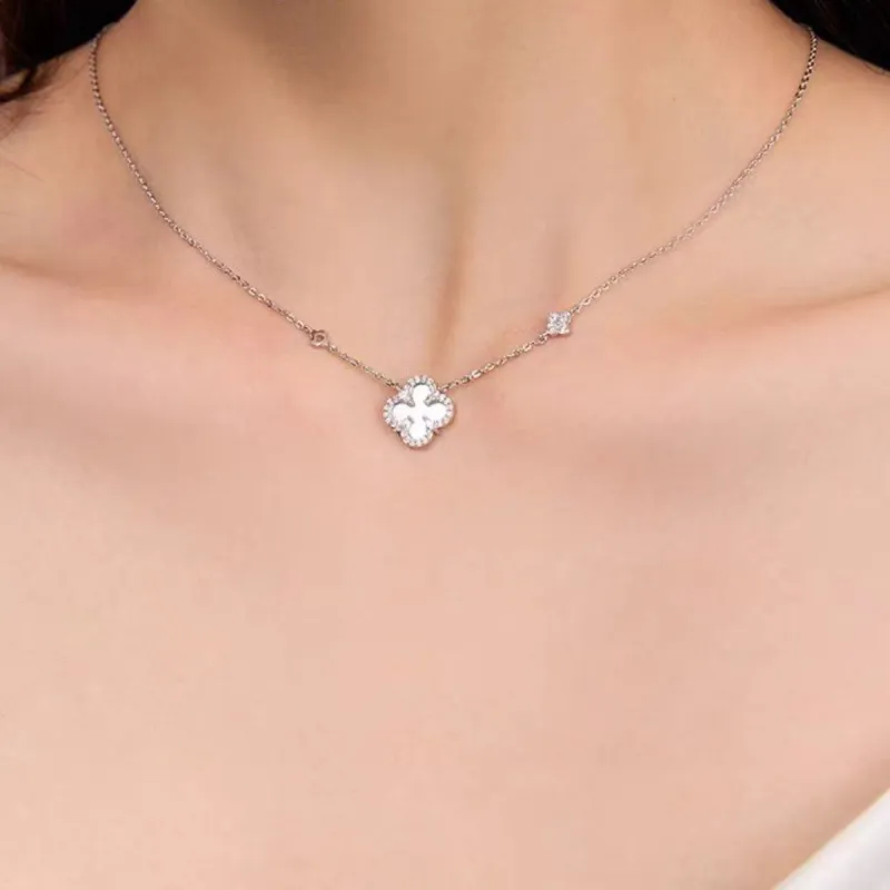 QUIET LOVE S925 Silver Necklaces Women's-3