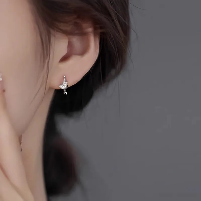 QUIET LOVE Sterling Silver Earrings Women's-1