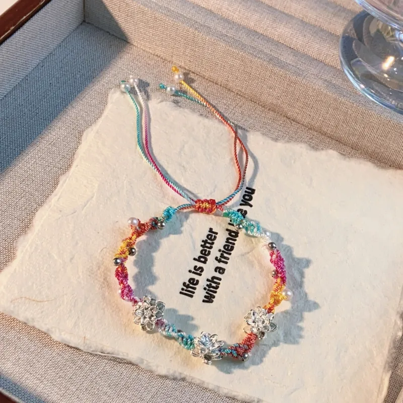 QUIET LOVE Alloy Rope Bracelets Women's-3