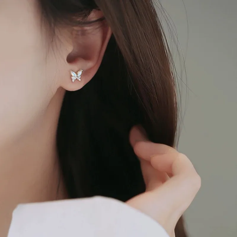 QUIET LOVE S925 Silver Stud Earrings Women's-2