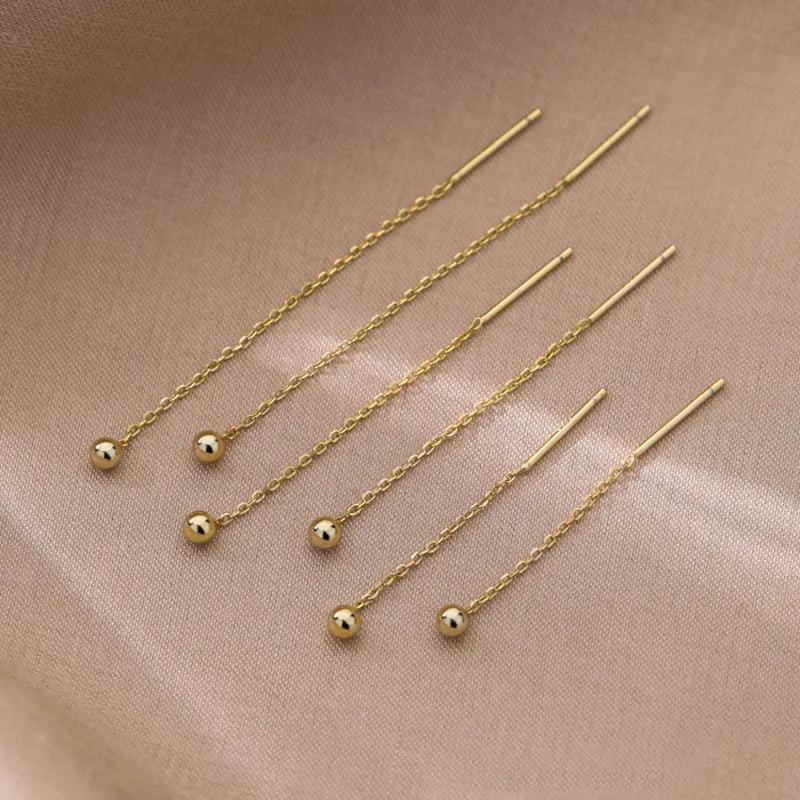 QUIET LOVE Alloy Drop Earrings Women's-5