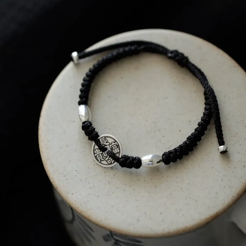 QUIET LOVE Alloy Rope Bracelets Unisex-4