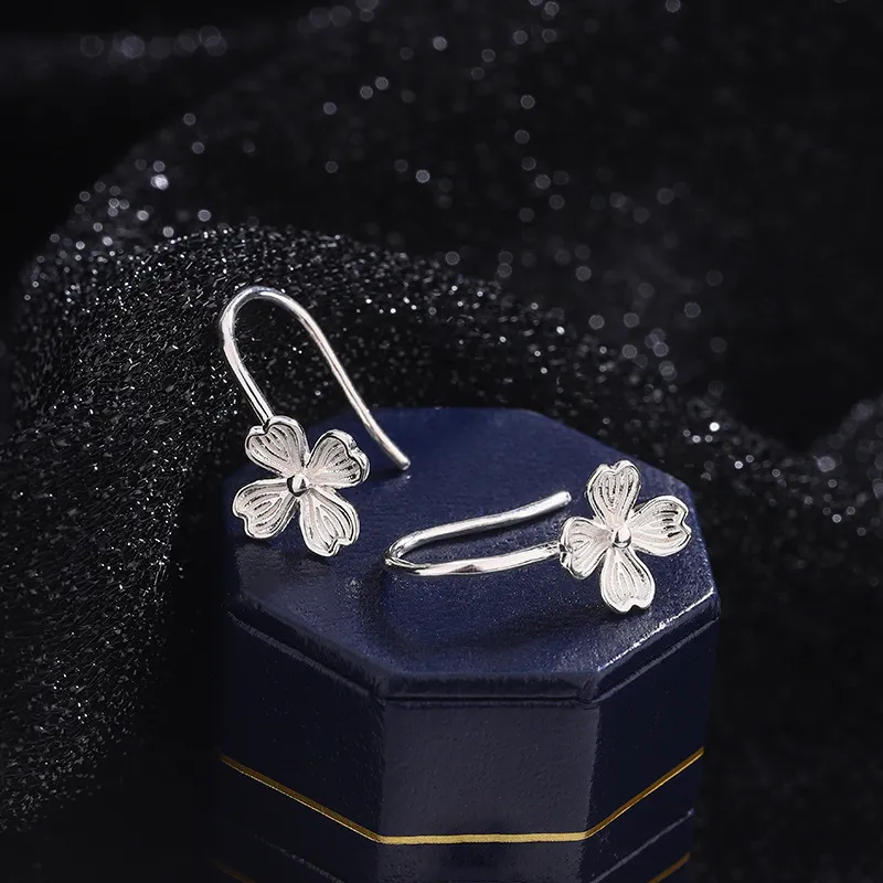 QUIET LOVE Sterling Silver Stud Earrings Women's-3