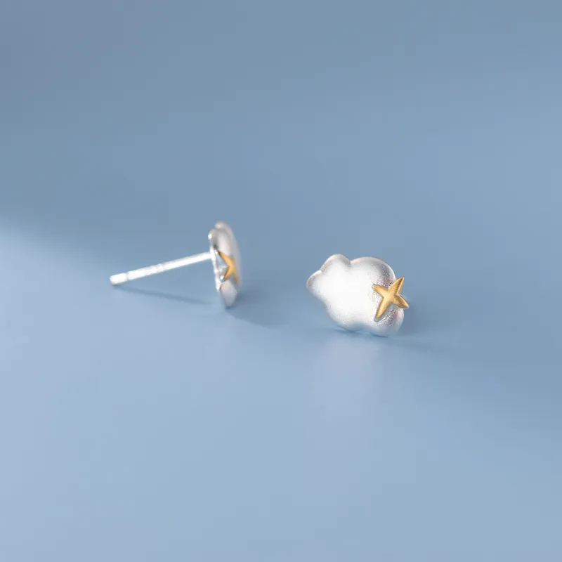QUIET LOVE S925 Silver Stud Earrings Women's-3
