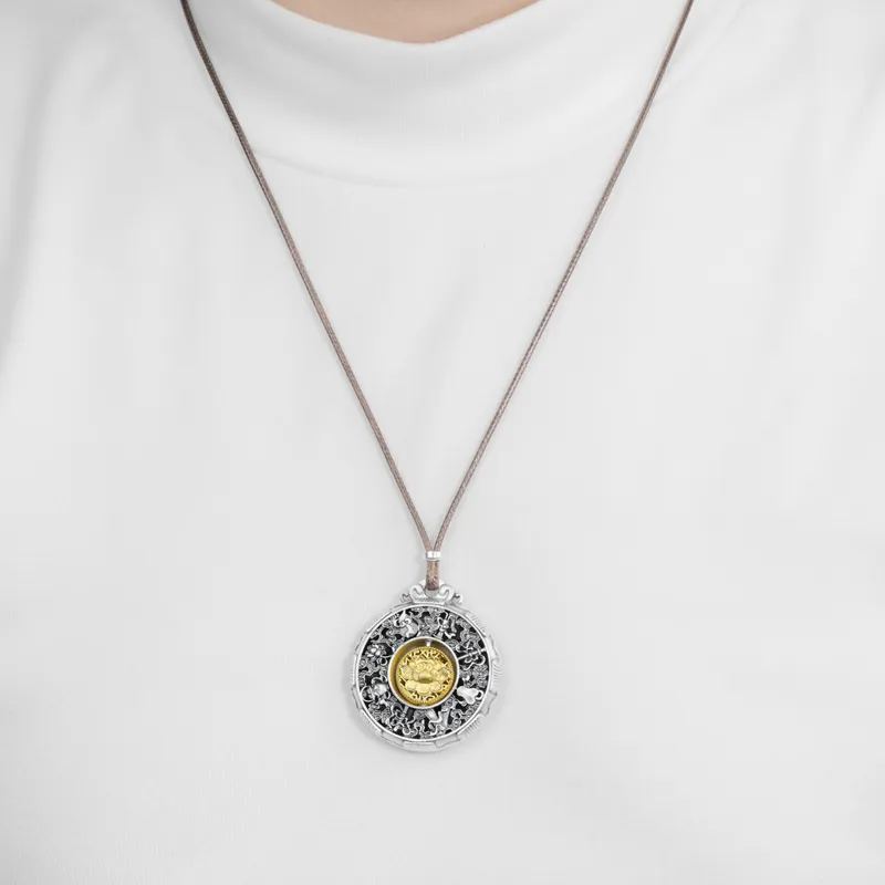 YINZHIXING 999 Fine Silver Pendants Unisex-1