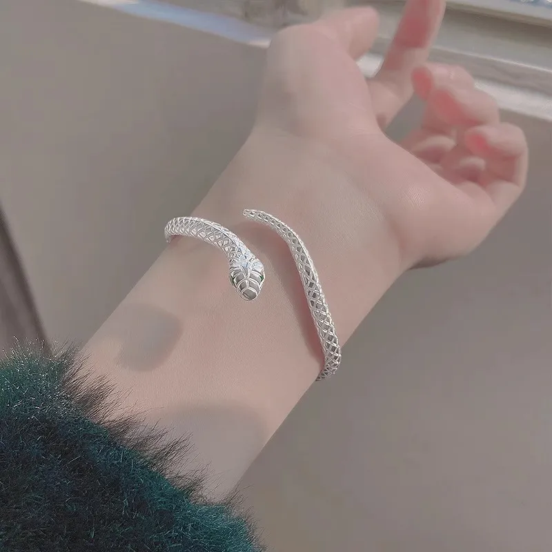 YINZHIXING 999 Fine Silver Bangles Women's-1