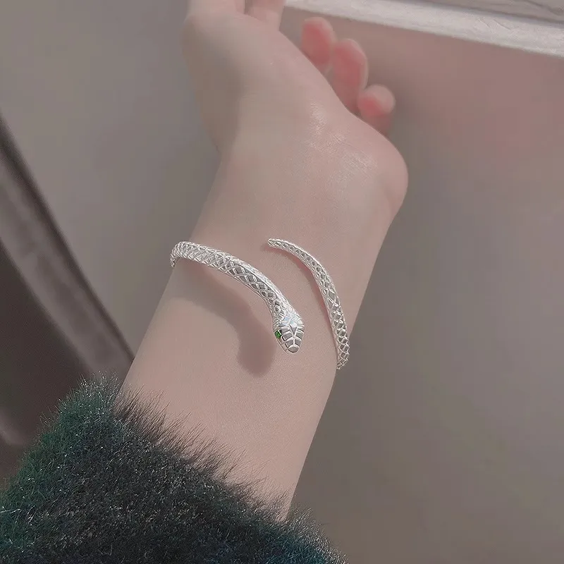 YINZHIXING 999 Fine Silver Bangles Women's-2